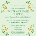 The Ordination of Martha Durkee-Neuman